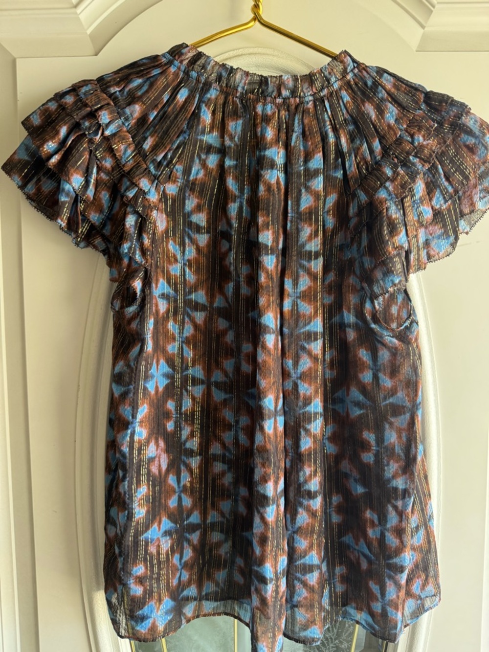 Ulla Johnson Marta Blouse- Twilight Prism - Picture 8 of 8